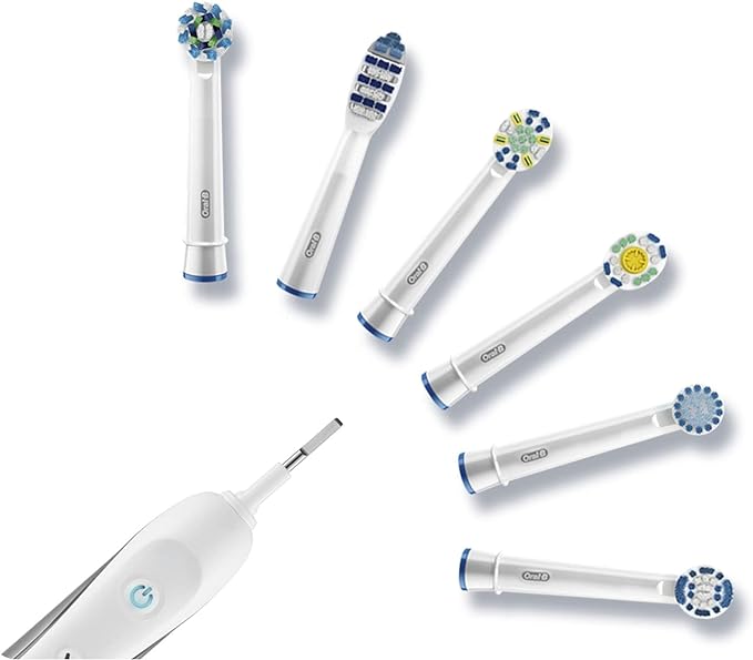 Oral-B Cross Action Heads, 4 Count (Pack of 1)