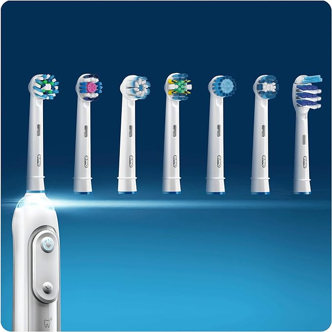 Oral B Cross Action Electric Toothbrush Replacement Brush Heads Refill, 4Count