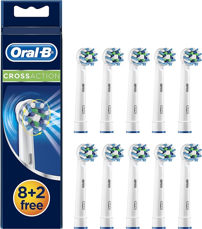 Oral-B Cross Action Electric Toothbrush Replacement Brush Heads Refill