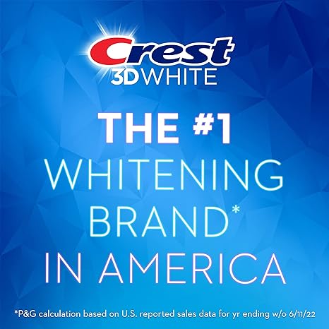 Crest 3D White Toothpaste, Advanced Luminous Mint, Teeth Whitening Toothpaste